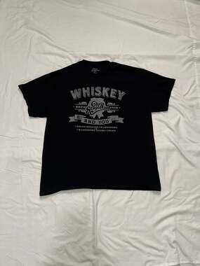 Chris Stapleton Whiskey and You Graphic T-Shirt Black Size XL